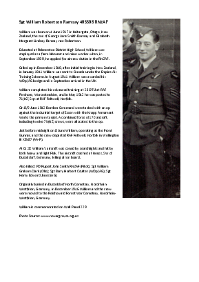 A preview of a PDF biography for Ramsay, William Robertson